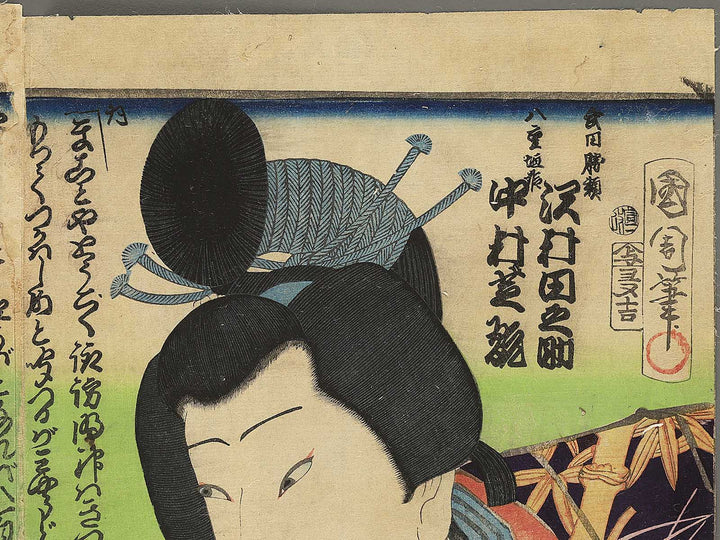 Yakusha-e by Toyohara Kunichika / BJ344-792