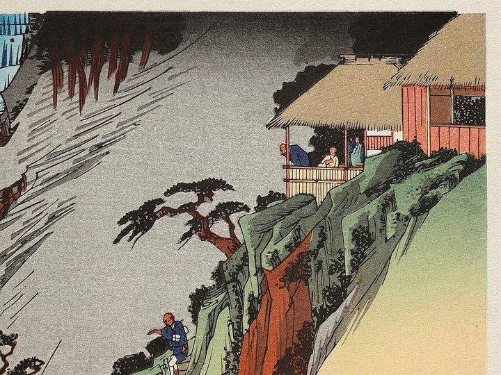 Sesshu nunobiki no taki from the series Honcho meisho by Utagawa Hiroshige, (Large print size) / BJ322-826