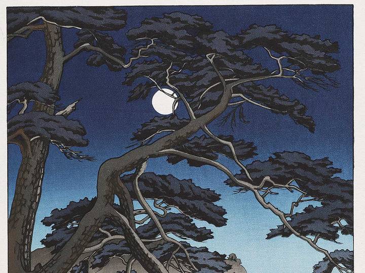 Tsukiyo no Enoshima by Kawase Hasui, (Large print size) / BJ321-111