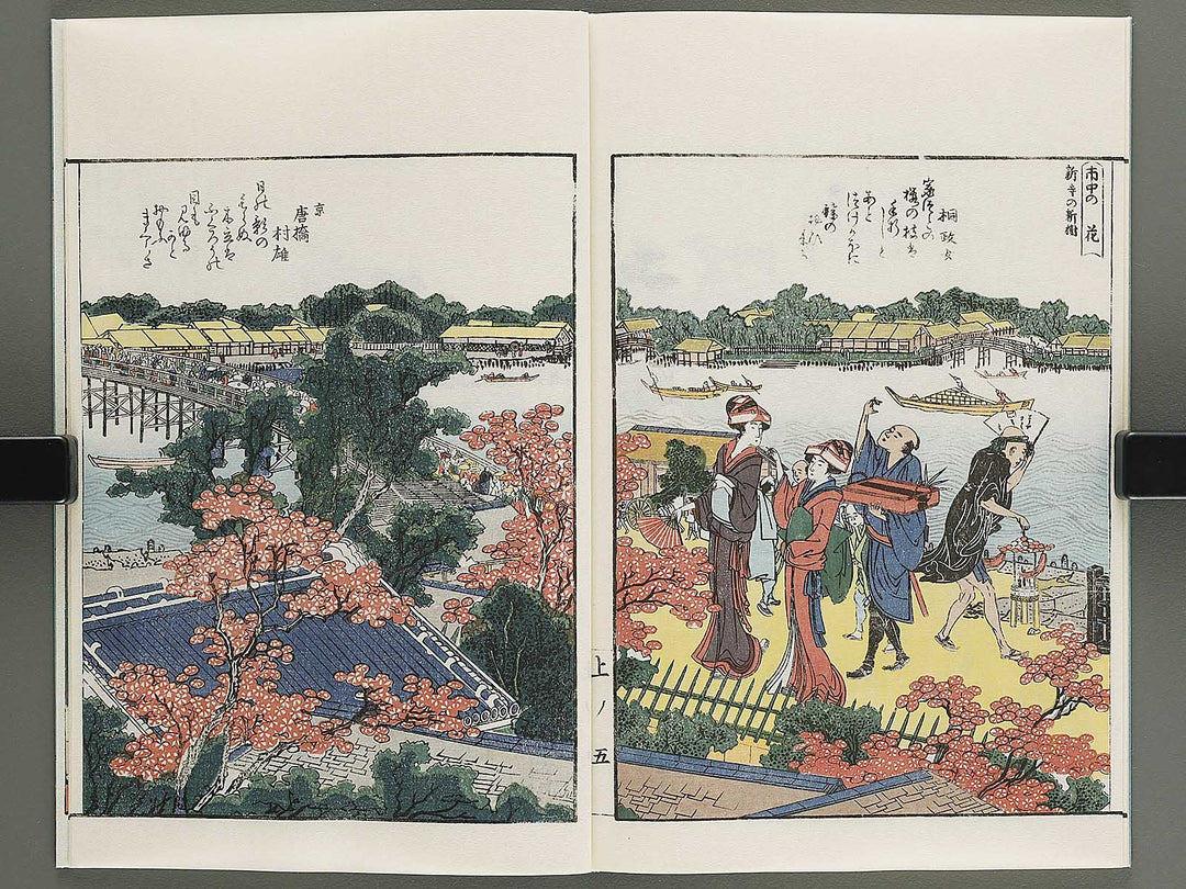 Ehon sumidagawa ryogan ichiran (Jo) by Katsushika Hokusai / BJ341-152