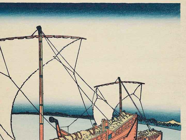 Sea Lane off Kazusa Province from the series Thirty-six Views of Mount Fuji by Katsushika Hokusai, (Medium print size) / BJ262-374