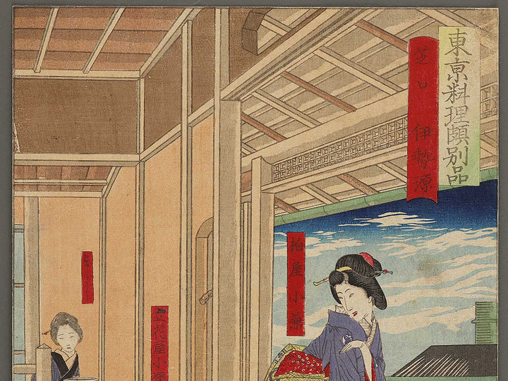 Shibaguchi isegen from the series Tokyo ryori sukoburu beppin by Tsukioka Yoshitoshi / BJ337-372