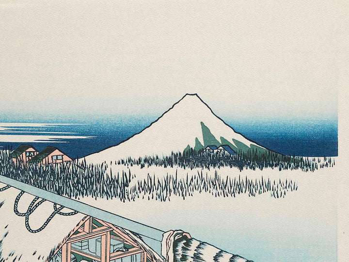 Ushibori in Hitachi Province from the series Thirty-six Views of Mount Fuji by Katsushika Hokusai, (Medium print size) / BJ283-794