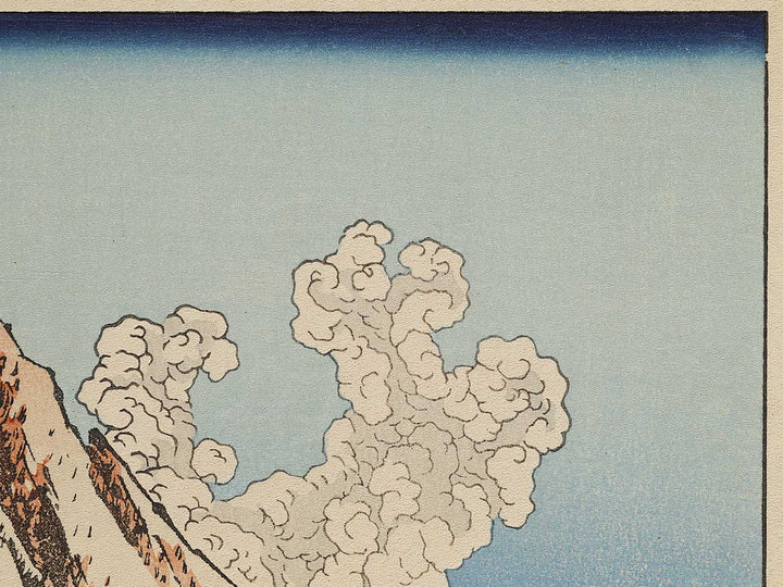 Mt. Fuji seen from Mishima in Koshu from the series Hokusai manga by Katsushika Hokusai, (Medium print size) / BJ321-706