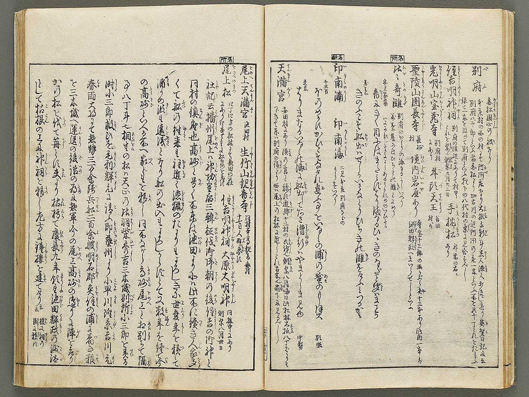 Banshu meisho junran zue Volume 3 by Nakai Ranko / BJ335-307