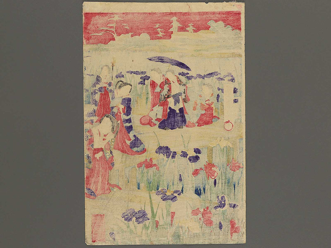 Bijin soroi bana shobu no moyo by Yoshu Chikanobu / BJ345-345