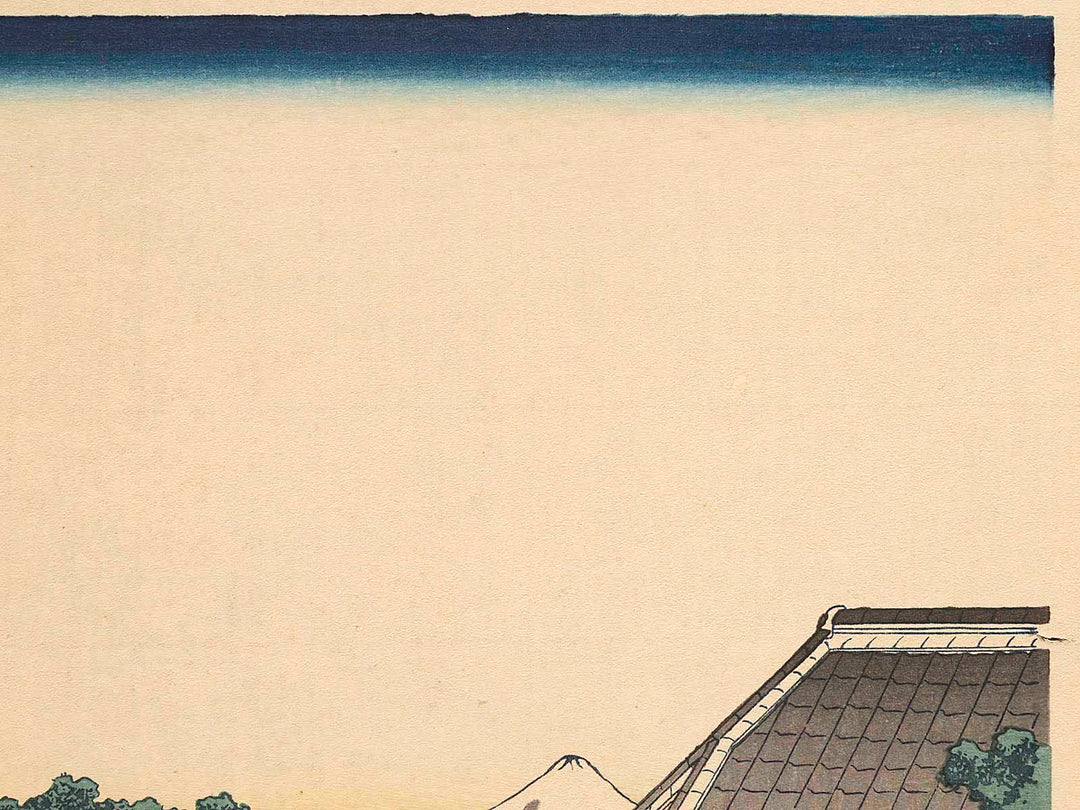 Surugadai in Edo from the series Thirty-six Views of Mount Fuji by Katsushika Hokusai, (Medium print size) / BJ280-322