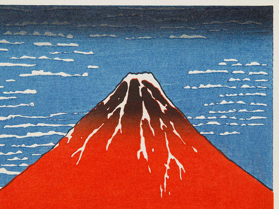 South Wind, Clear Sky from the series Thirty-six Views of Mount Fuji by Katsushika Hokusai, (Medium print size) / BJ288-470