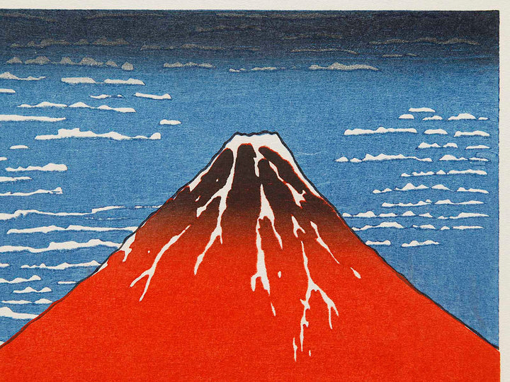 South Wind, Clear Sky from the series Thirty-six Views of Mount Fuji by Katsushika Hokusai, (Medium print size) / BJ288-470