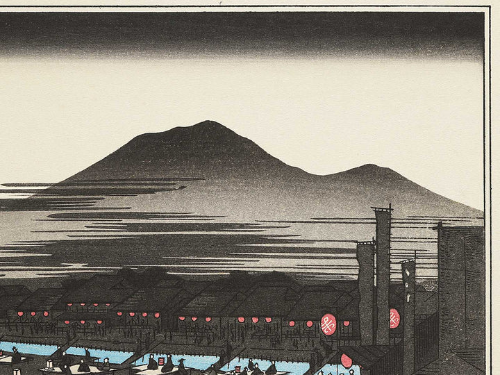 Shijo gawara yusuzumi from the series Kyoto meisho no uchi by Utagawa Hiroshige, (Medium print size) / BJ341-866