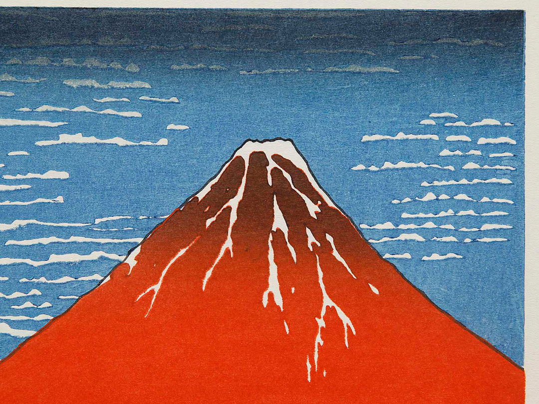 South Wind, Clear Sky from the series Thirty-six Views of Mount Fuji by Katsushika Hokusai, (Medium print size) / BJ288-477
