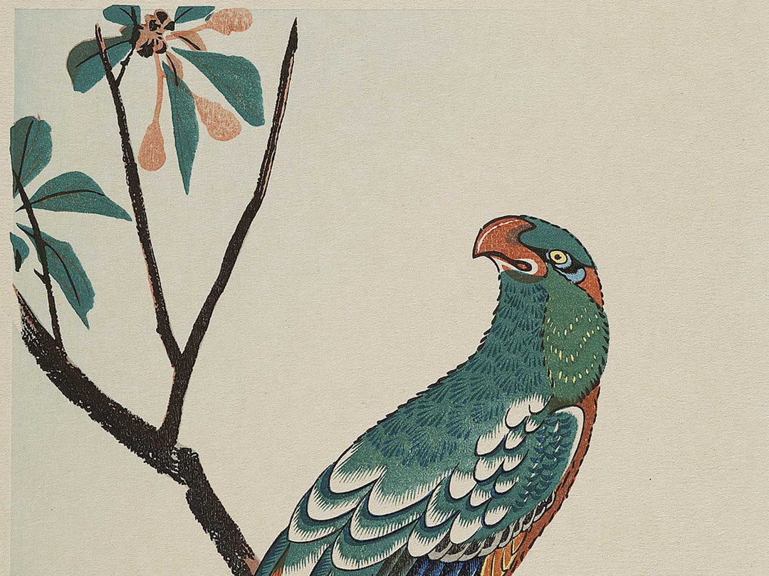 Kaido ni omu from the series Kacho dai tanzakusen by Utagawa Hiroshige, (Medium print size) / BJ328-174