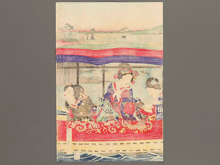 Imayo kenshi miyajima senchu asobi by Toyohara Kunichika / BJ324-163