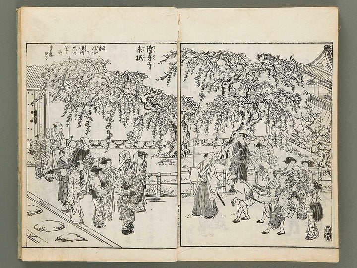 Settsu meisho zue Volume 2 by Takehara Shunchosai / BJ288-890