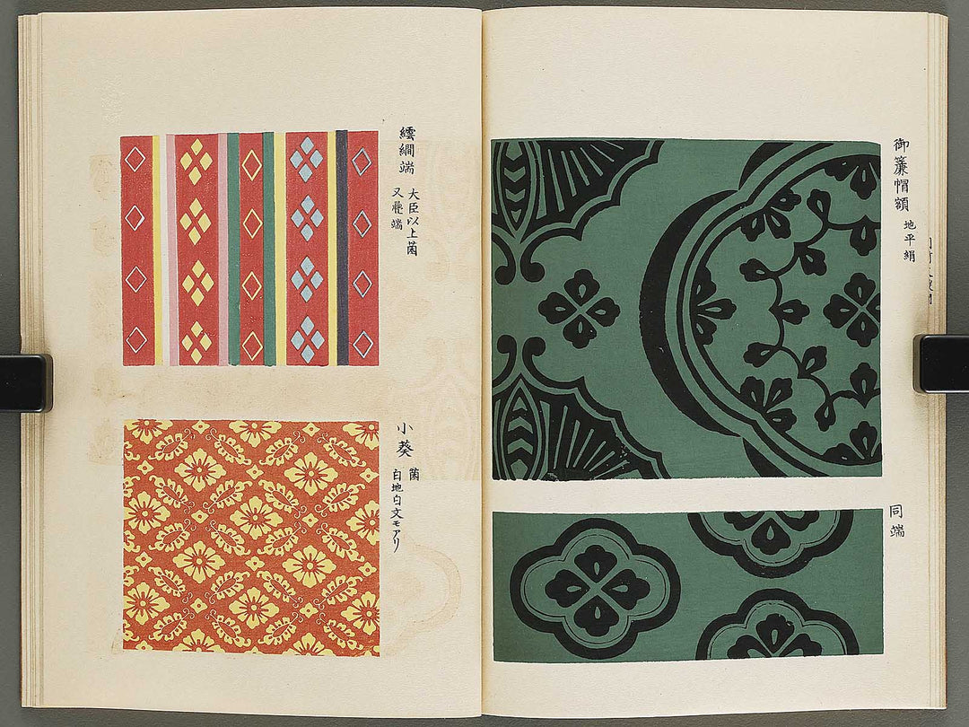 Kojitsu sosho shokumon zue Nishiki orimono by Honma Hyakuri / BJ339-934