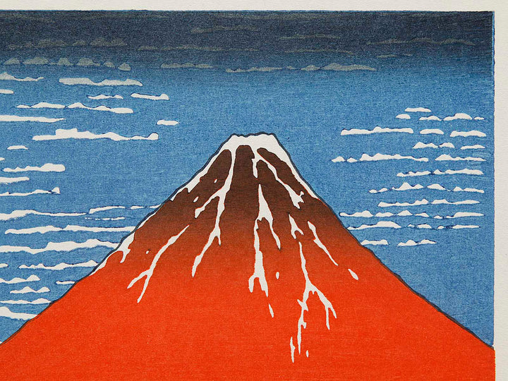 South Wind, Clear Sky from the series Thirty-six Views of Mount Fuji by Katsushika Hokusai, (Medium print size) / BJ288-498