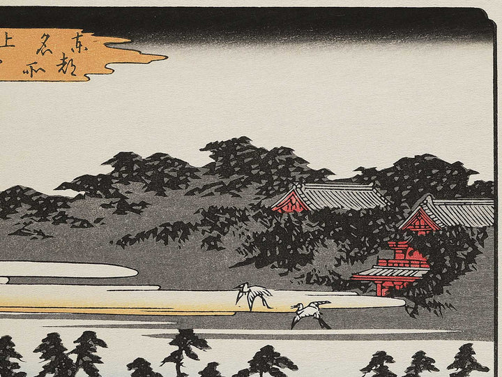 Ueno shinobazu hasuike from the series Toto meisho by Utagawa Hiroshige, (Large print size) / BJ342-720