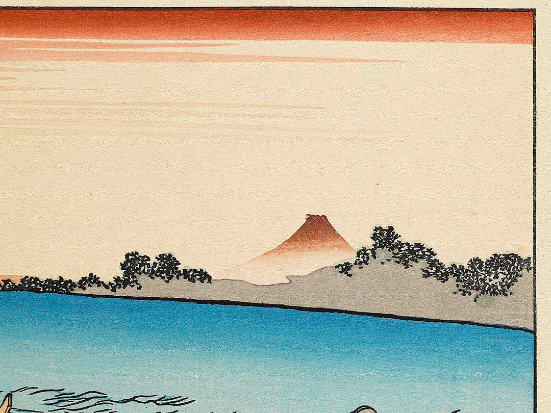 Suzaki no fuji from the series One Hundred Views of Mount Fuji by Katsushika Hokusai, (Medium print size) / BJ319-690