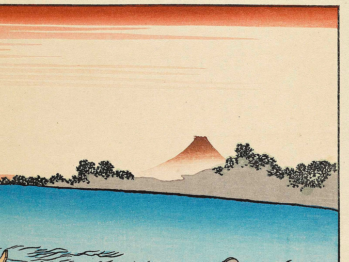 Suzaki no fuji from the series One Hundred Views of Mount Fuji by Katsushika Hokusai, (Medium print size) / BJ319-690