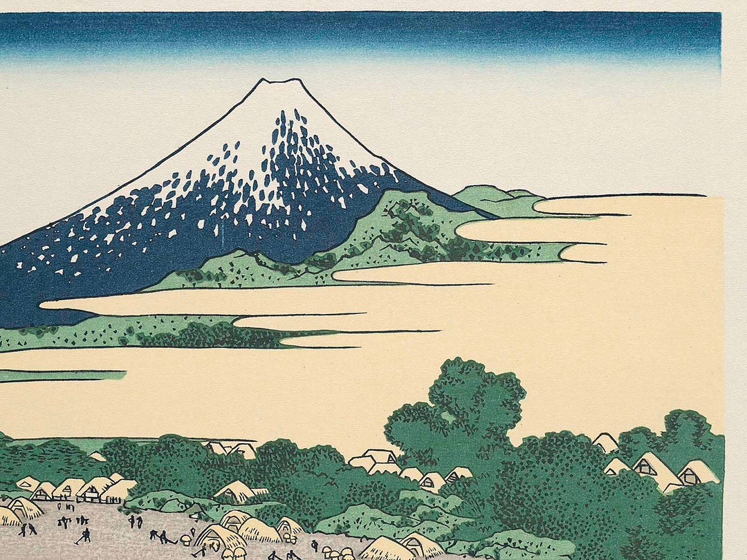 Simplified View of Tagonoura Beach at Ejiri on the Tokaido Road from the series Thirty-six Views of Mount Fuji by Katsushika Hokusai, (Medium print size) / BJ283-668