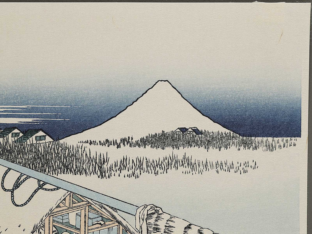 Ushibori in Hitachi Province from the series Thirty-six Views of Mount Fuji by Katsushika Hokusai, (Small print size) / BJ311-017