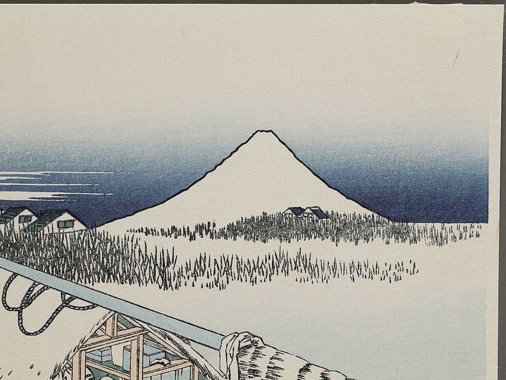 Ushibori in Hitachi Province from the series Thirty-six Views of Mount Fuji by Katsushika Hokusai, (Small print size) / BJ311-017