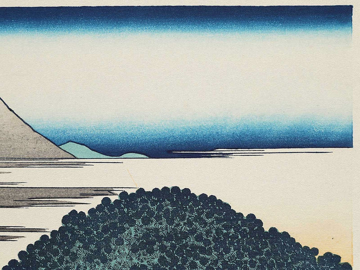 The Enza-no-natsu Pine Tree at Aoyama from the series Thirty-six Views of Mount Fuji by Katsushika Hokusai, (Medium print size) / BJ302-127
