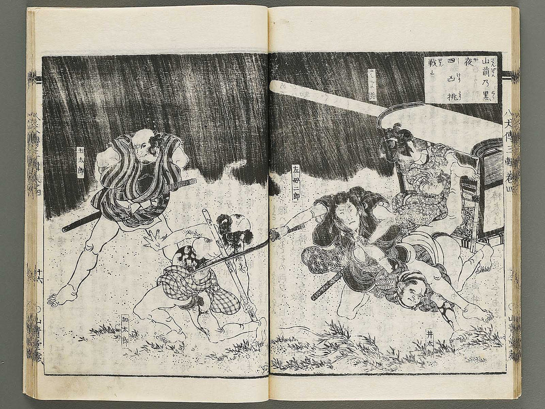 Nanso satomi hakkenden Volume 3 by Yanagawa Shigenobu / BJ316-274