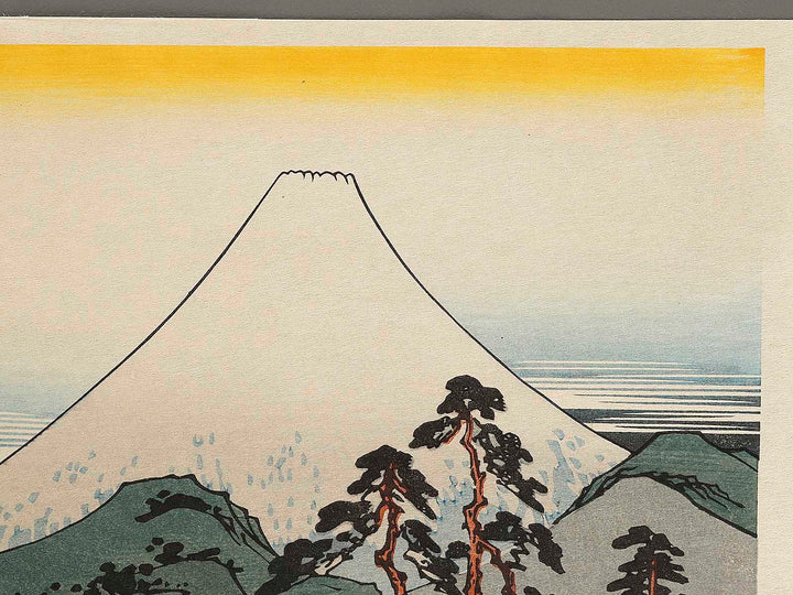 Sunshu fujigawa watashibune no zu from the series Honcho meisho by Utagawa Hiroshige, (Large print size) / BJ323-351