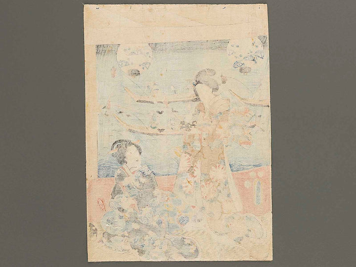 Ukai bune oasobi by Utagawa Kunisada(Toyokuni III) / BJ341-390
