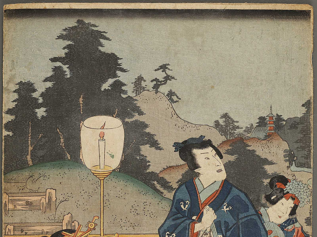 Genji besso no tsuki by Utagawa Kunisada(Toyokuni III) / BJ336-147