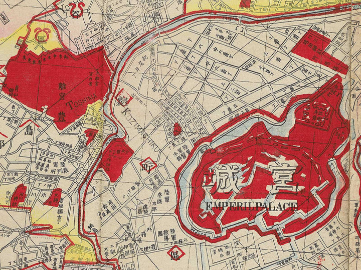 Meiji kaisei Tokyo zenzu / BJ343-679