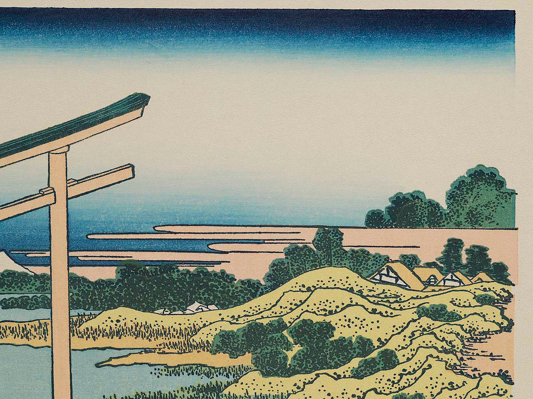 The Coast of Nobuto from the series Thirty-six Views of Mount Fuji by Katsushika Hokusai, (Medium print size) / BJ277-858