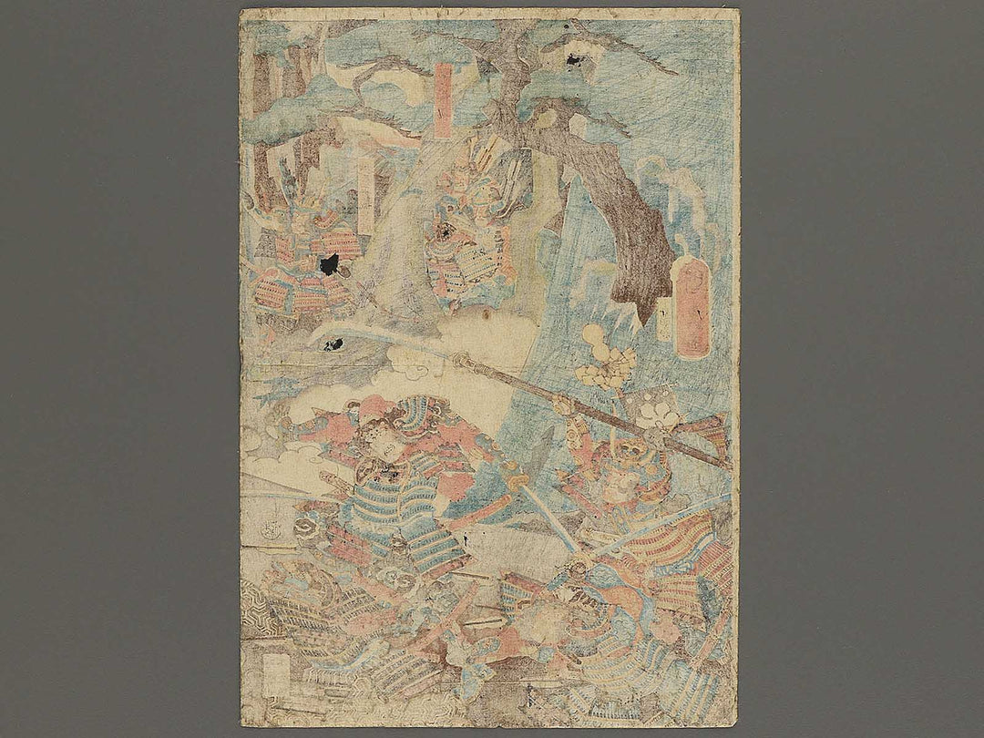 Ishibashiyama Takatsuna shingari komei zu by Utagawa Kunihisa / BJ344-295