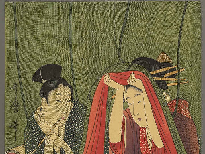 Kaya bijin by Kitagawa Utamaro, (Large print size) / BJ349-244