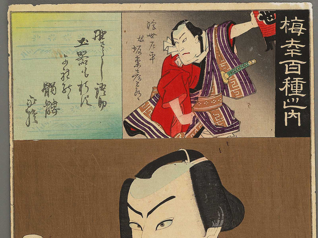 Nozarashi Gosuke from the series Baiko hyakushu no uchi by Toyohara Kunichika / BJ303-044