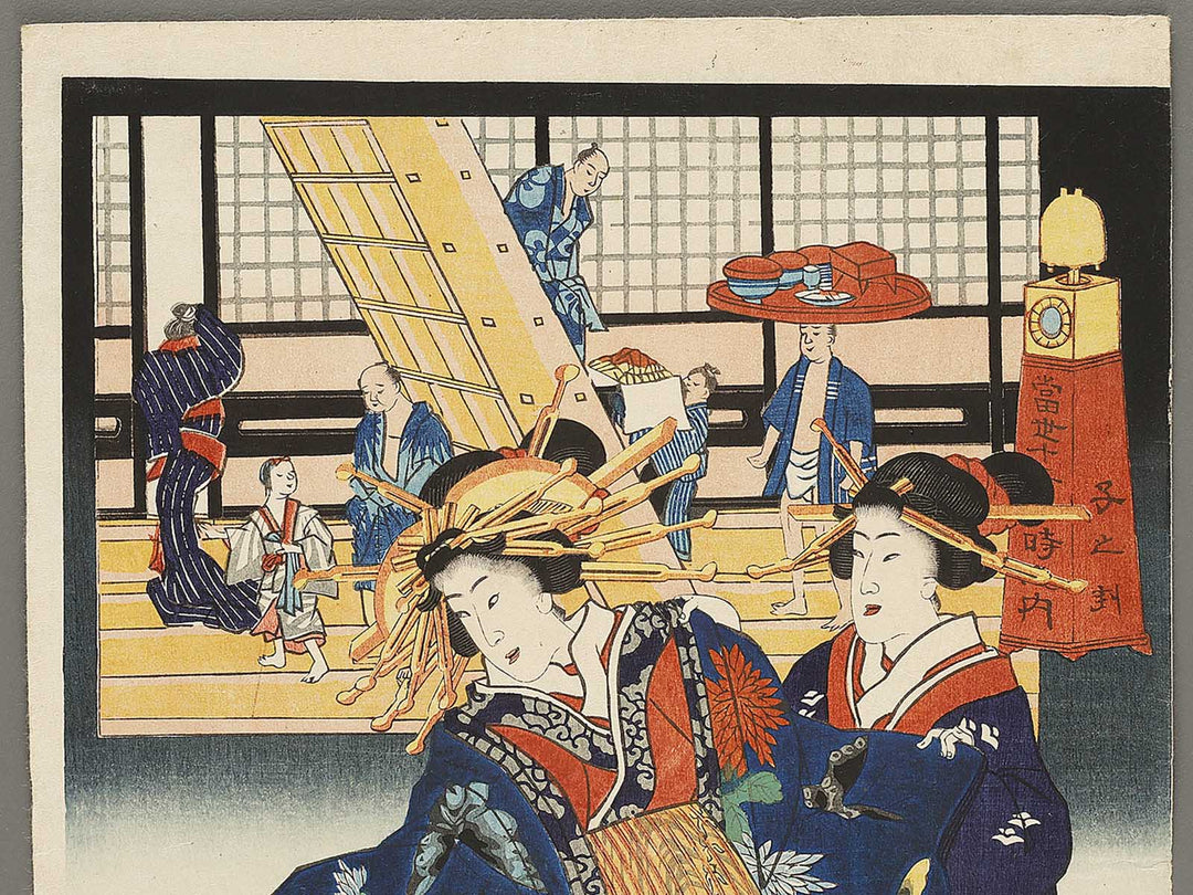 Ne no koku from the series Tosei juniji no uchi by Utagawa Yoshitora / BJ331-800