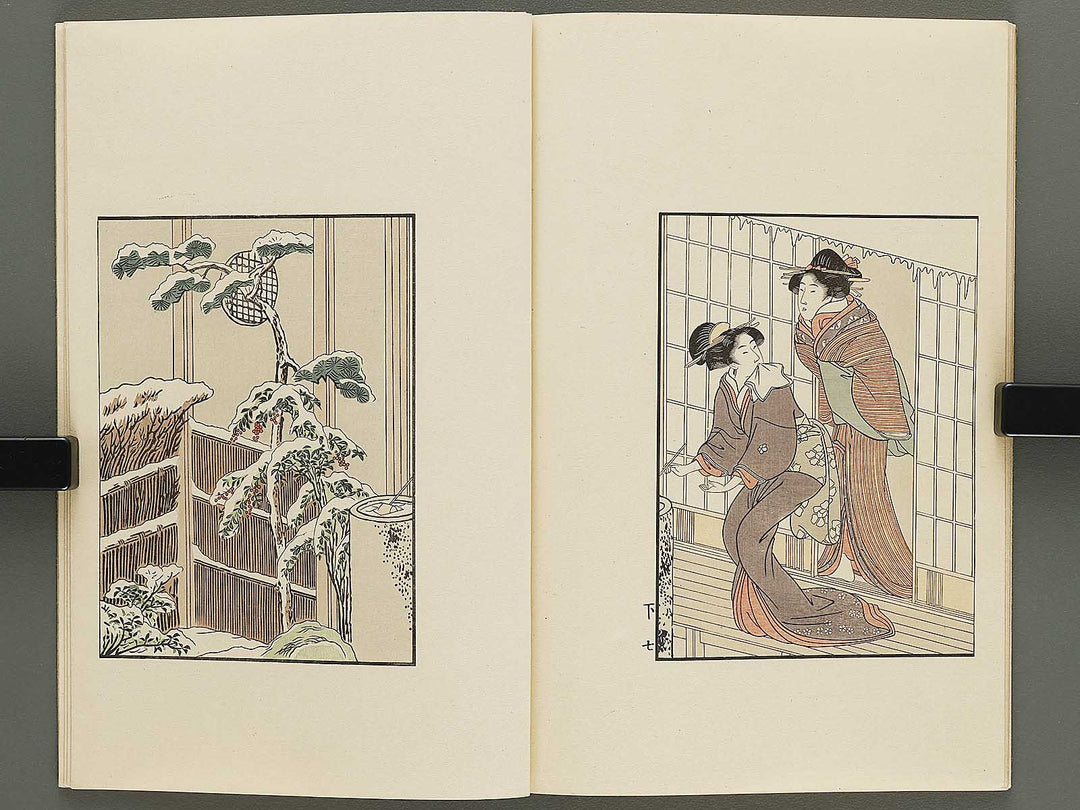 Shiki no hana (Ge) by Kitagawa Utamaro / BJ325-374