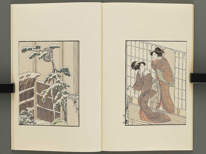 Shiki no hana (Ge) by Kitagawa Utamaro / BJ325-374