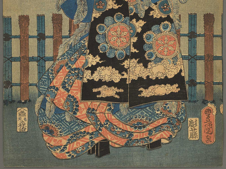 Hankurabe sato no yozakura by Utagawa Kunisada(Toyokuni III) / BJ345-366