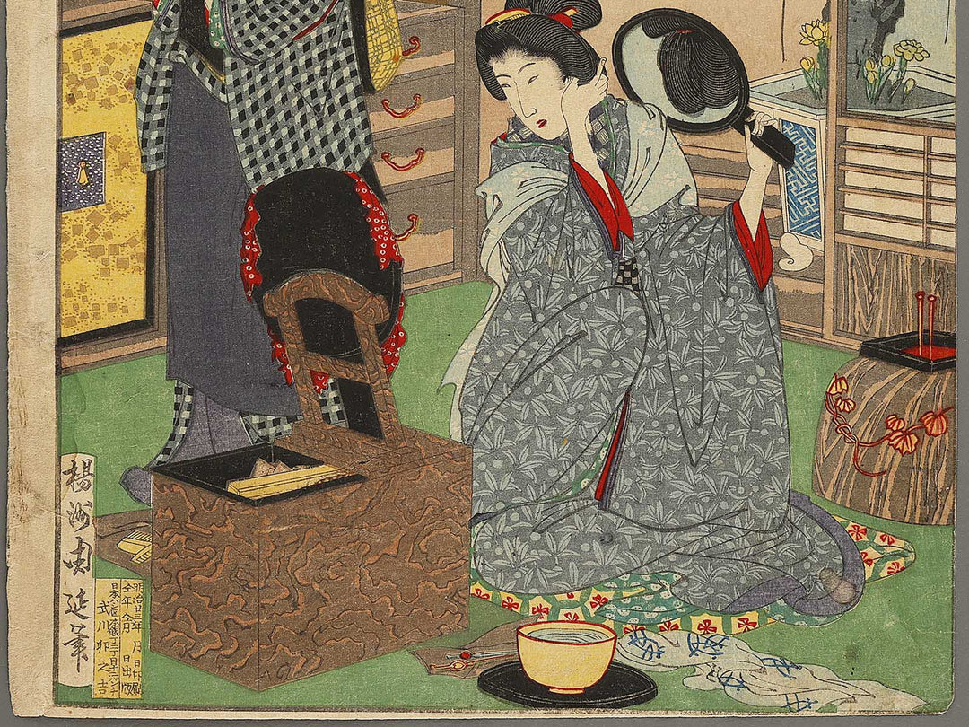 Kenfuku from the series Azuma fuzoku fuku zukushi by Yoshu Chikanobu / BJ339-626