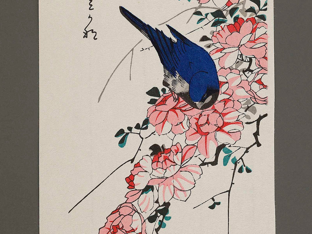 Bara to ruridori by Utagawa Hiroshige, (Small print size) / BJ327-054