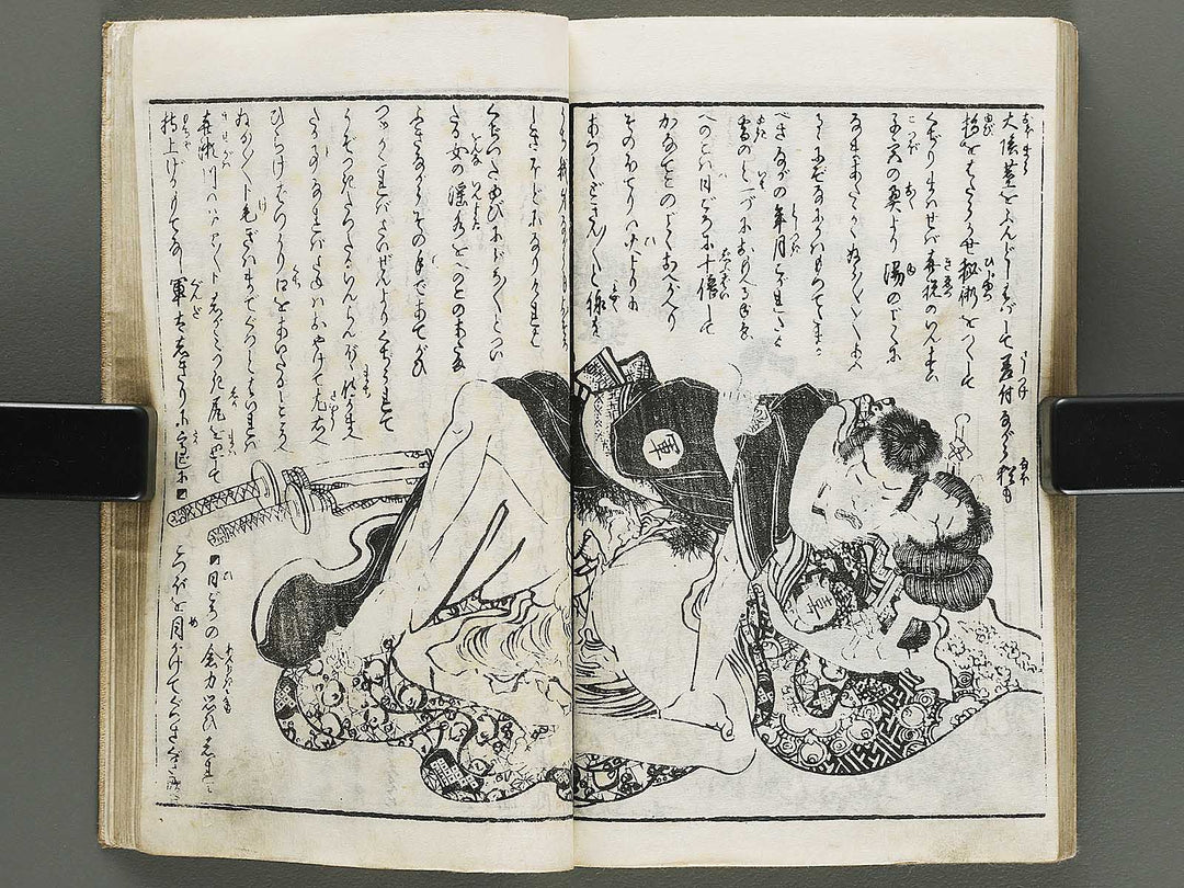 Chigusa no hana futatsu chocho by Utagawa-school / BJ316-183