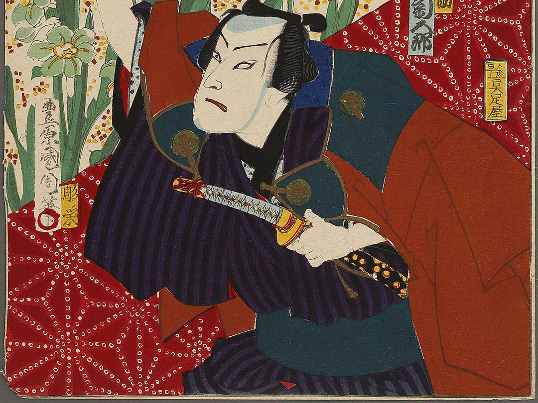 Torii Matasuke from the series Haiyu rakugo atari kurabe by Toyohara Kunichika / BJ339-892