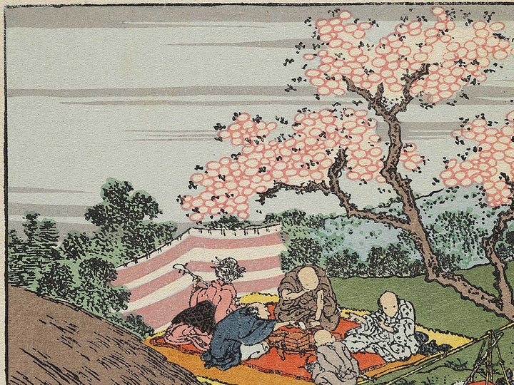 Hanama no fuji from the series One Hundred Views of Mount Fuji by Katsushika Hokusai, (Medium print size) / BJ321-888