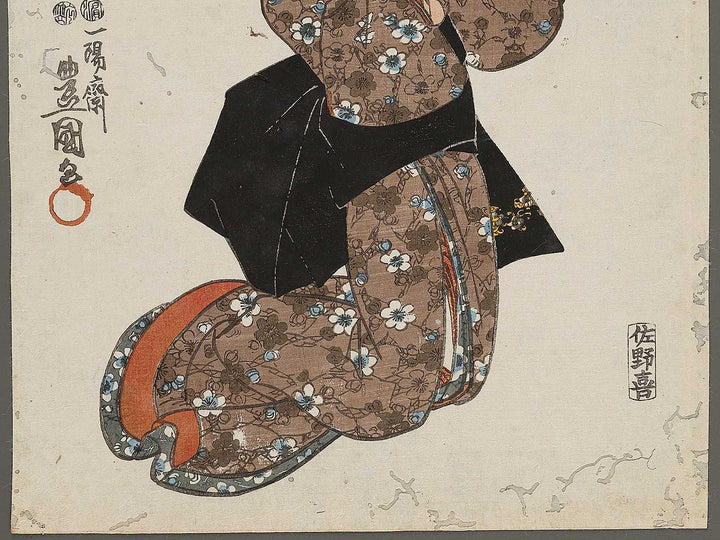 Hyakuban Jintokuin from the series Hyakunin isshu esho by Utagawa Kunisada(Toyokuni III) / BJ314-692