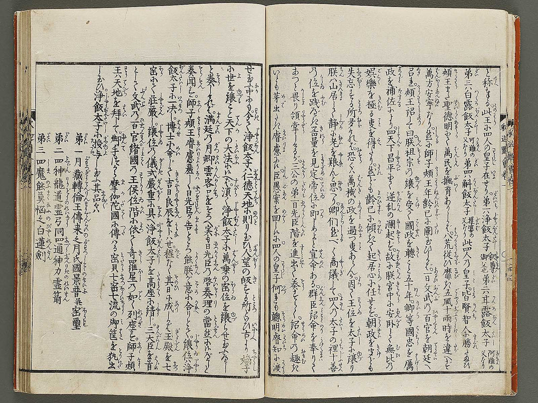 Shaka goichidaiki zue Volume 1 by Katsushika Hokusai / BJ327-838