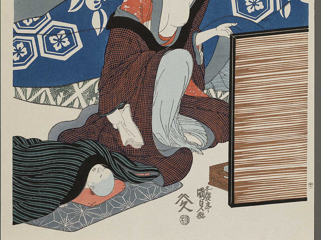 Sirogane no seisyoukou from the series Jiisei edo kanoko by Gototei Kunisada / BJ326-228