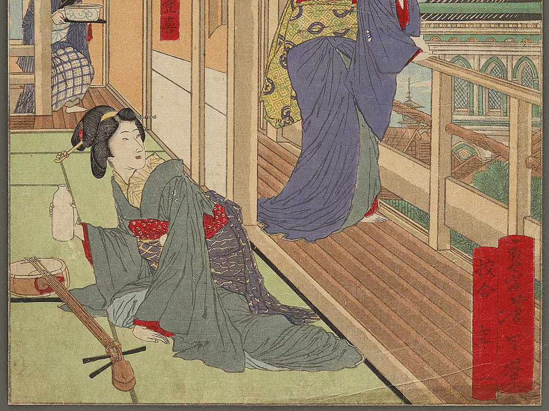 Shibaguchi isegen from the series Tokyo ryori sukoburu beppin by Tsukioka Yoshitoshi / BJ337-372