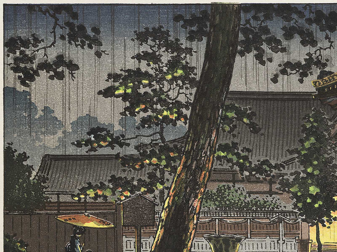 Takanawa Sengakuji by Tsuchiya Koitsu, (Large print size) / BJ352-583